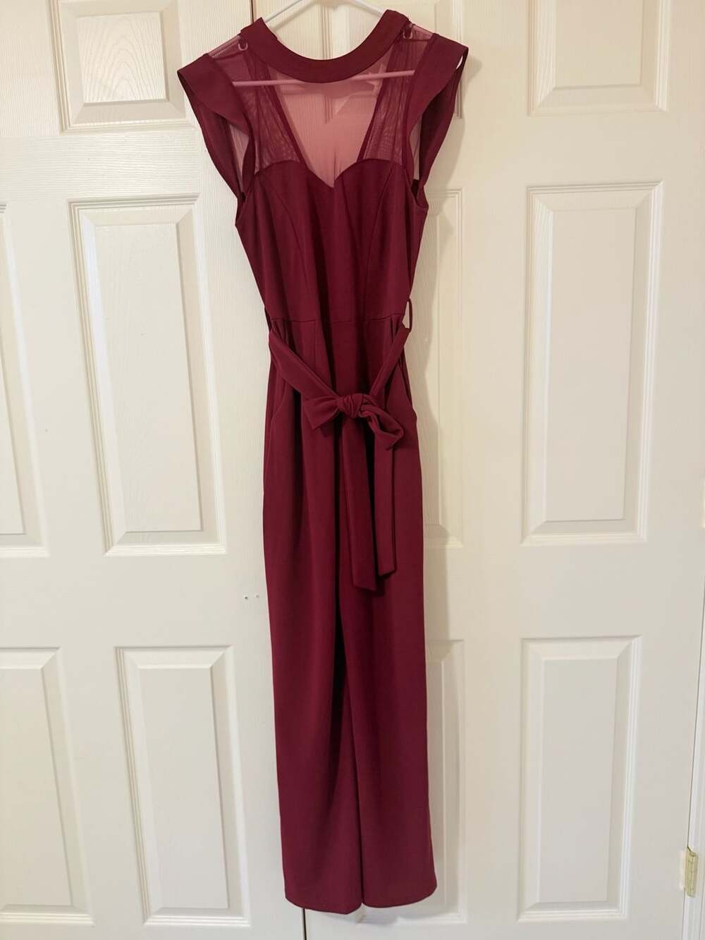 Moa Moa Jumpsuit Size S Burgundy